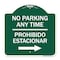 Signmission No Parking Anytime Prohibido Estacionar W/ Right Arrow Heavy-Gauge Alum, 18" x 18", GW-1818-23766 A-DES-GW-1818-23766 - alternate 1